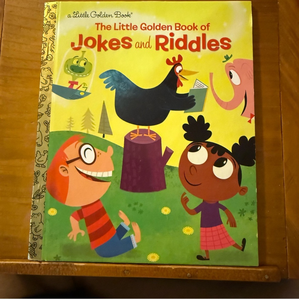 The Little Golden Book of Jokes and Riddles by Peggy Brown Children’s Book